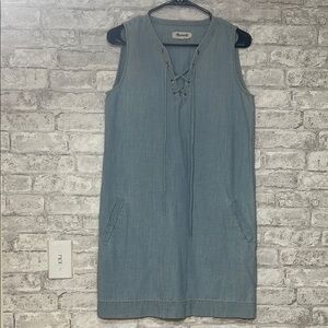 Madewell Light Blue Denim Dress